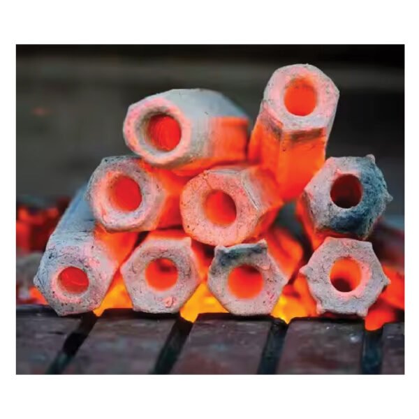 Hardwood Charcoal Hexagon - Image 2